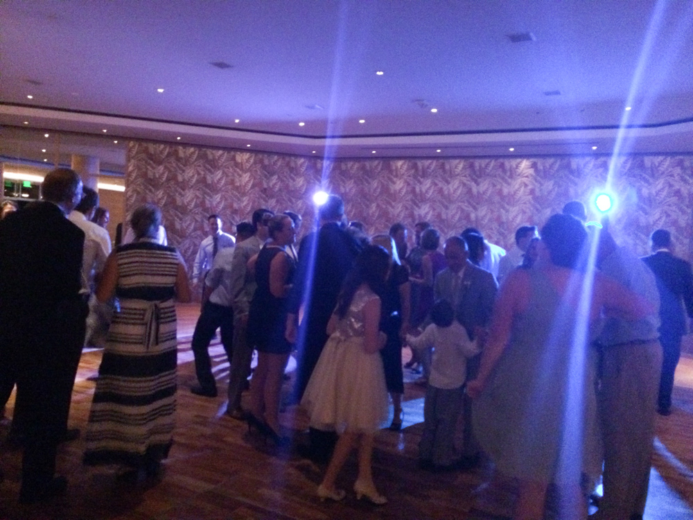 Wedding celebration at the Four Seasons Biltmore, Santa Barbara