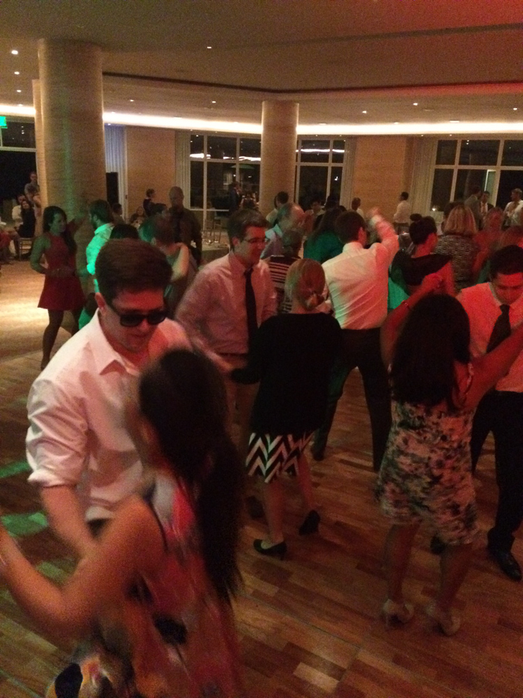 Wedding celebration at the Four Seasons Biltmore, Santa Barbara