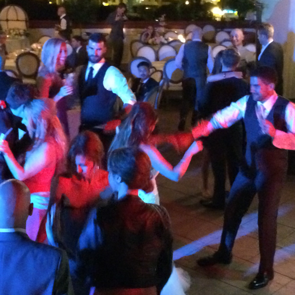 Wedding at the Canary Hotel rooftop, Santa Barbara, with DJ JAS