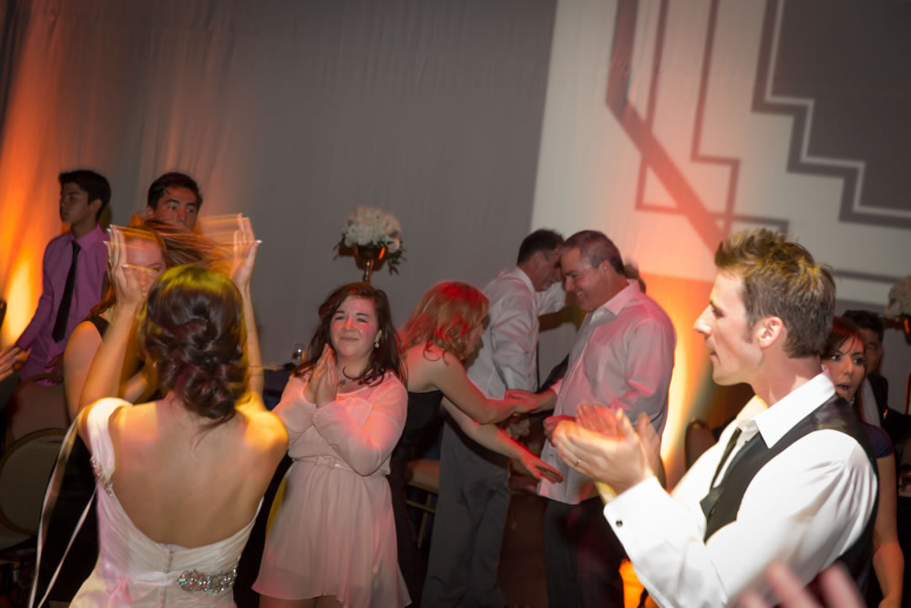 Wedding celebration at the Granada Theatre, Santa Barbara