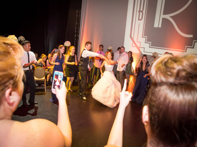 Wedding at the Granada Theatre, Santa Barbara, with DJ JAS
