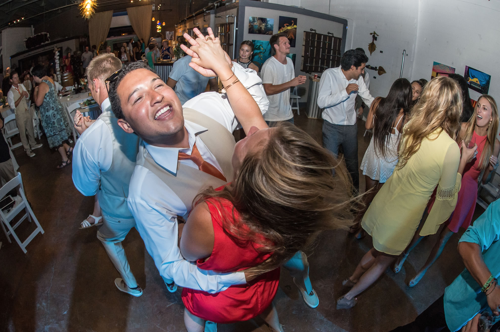 Wedding at the Art Foundry, Santa Barbara, with DJ JAS