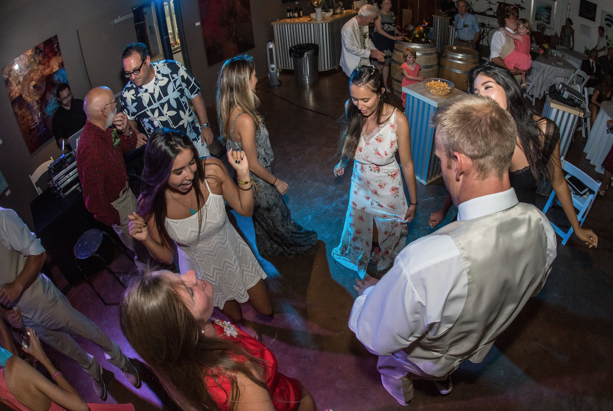 DJ JAS Productions wedding at the Art Foundry, Santa Barbara