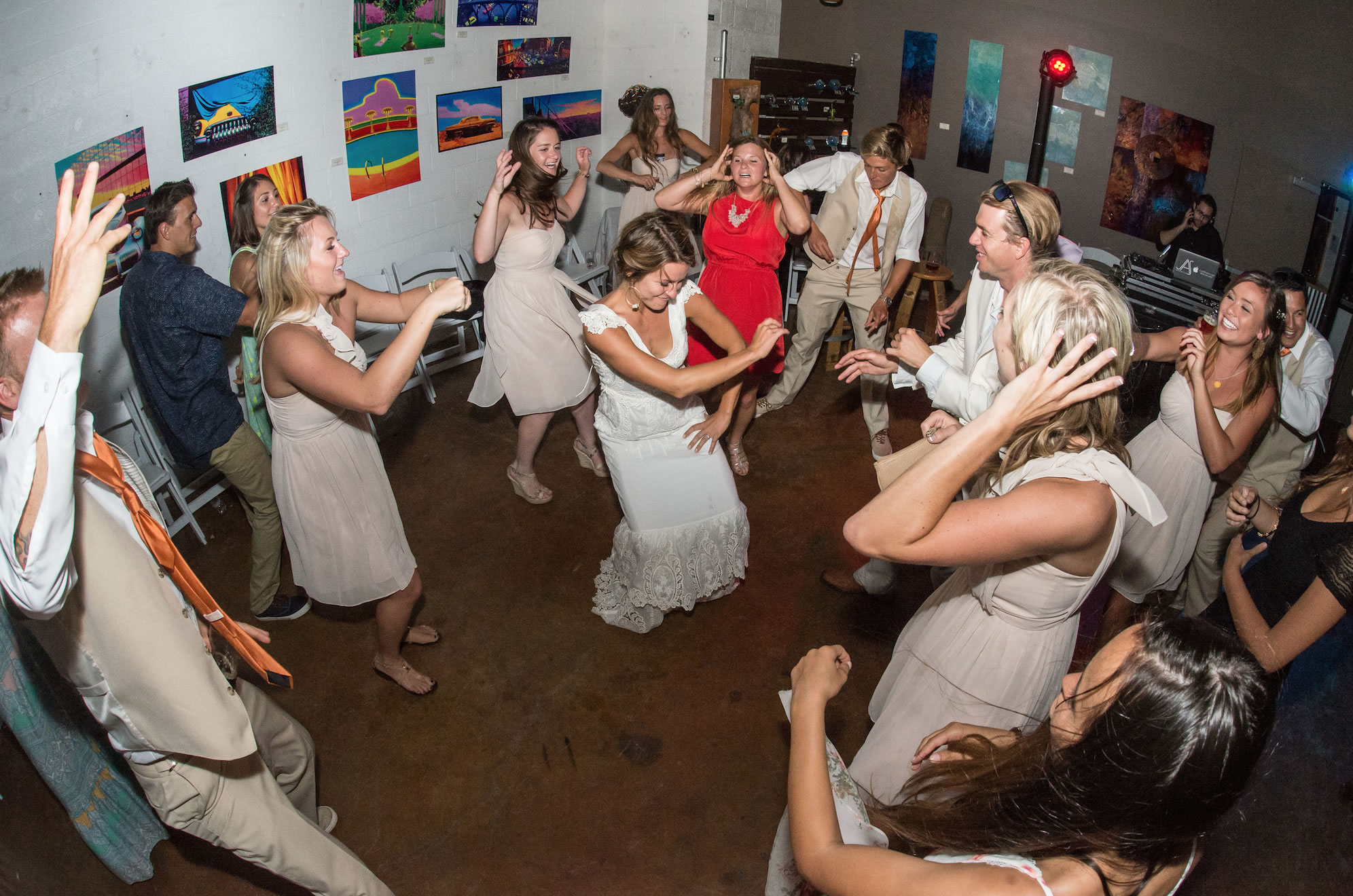 DJ JAS Productions wedding at the Art Foundry, Santa Barbara