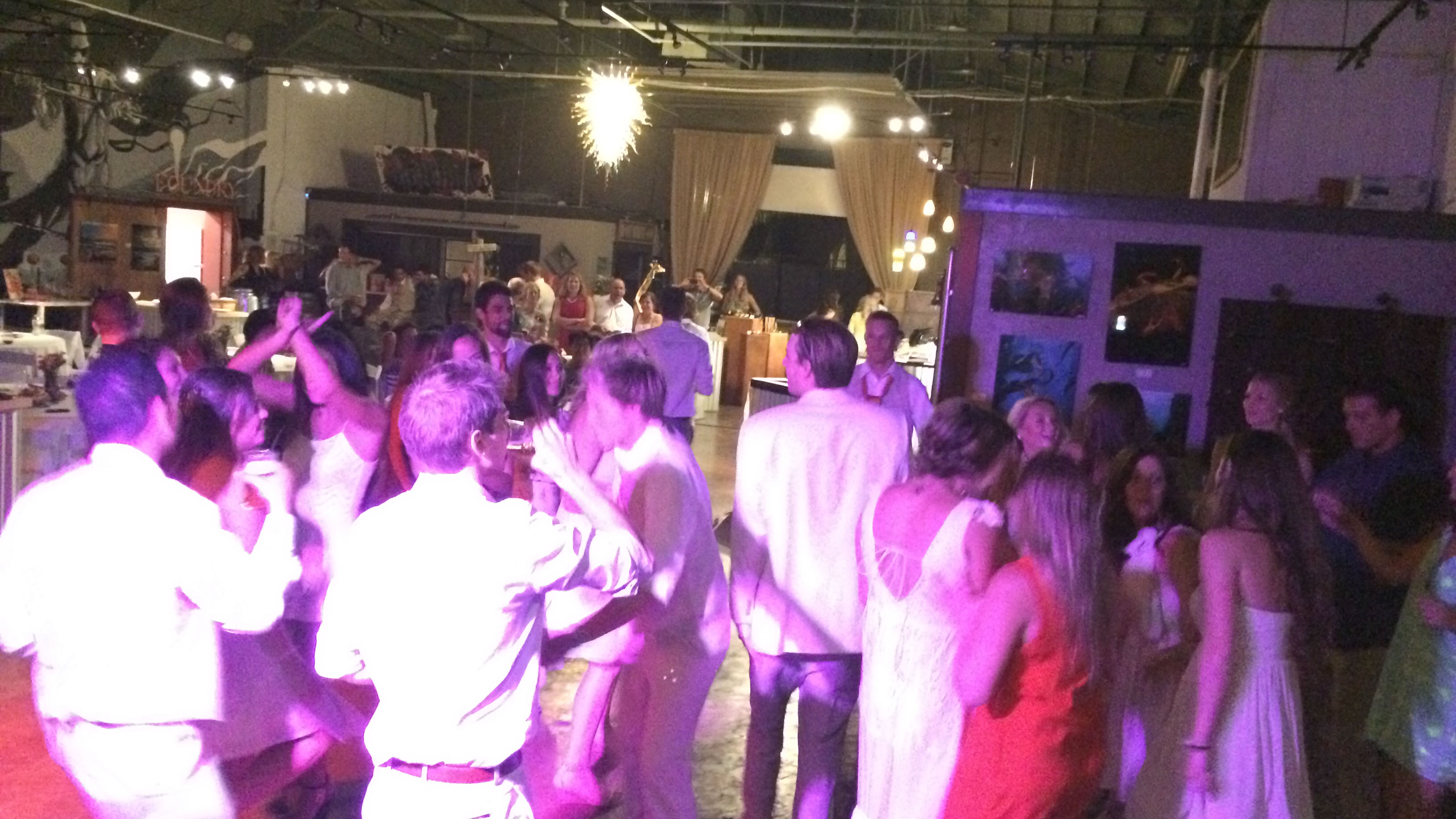 DJ JAS Productions wedding at the Art Foundry, Santa Barbara