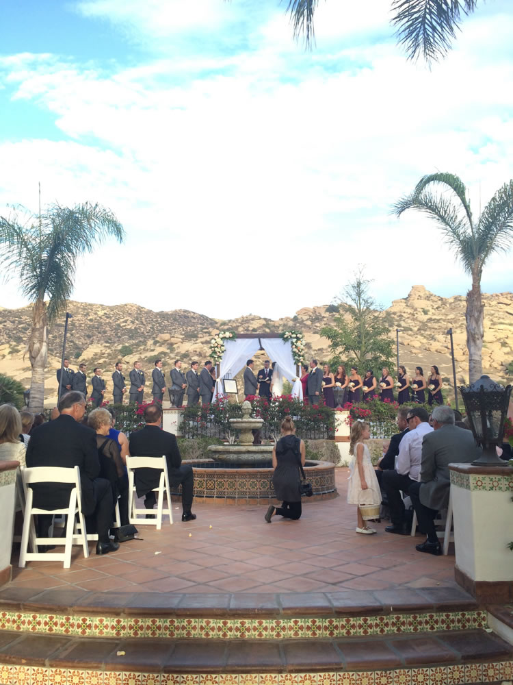 DJ JAS Productions wedding at Hummingbird Nest Ranch, Simi Valley