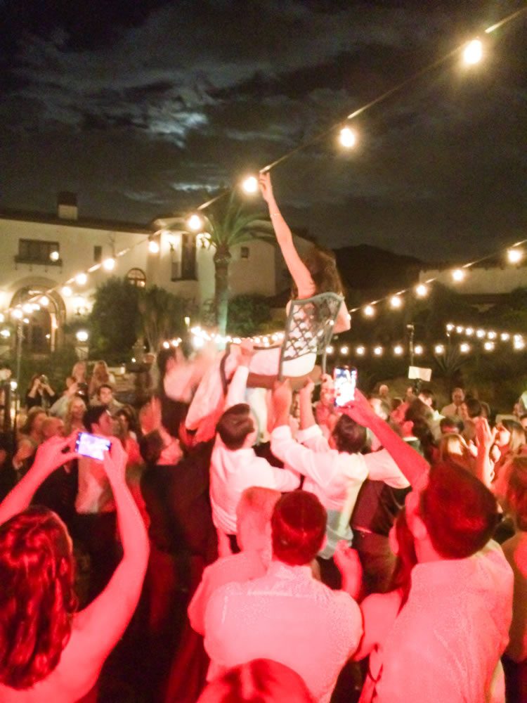 Wedding celebration at Hummingbird Nest Ranch, Simi Valley