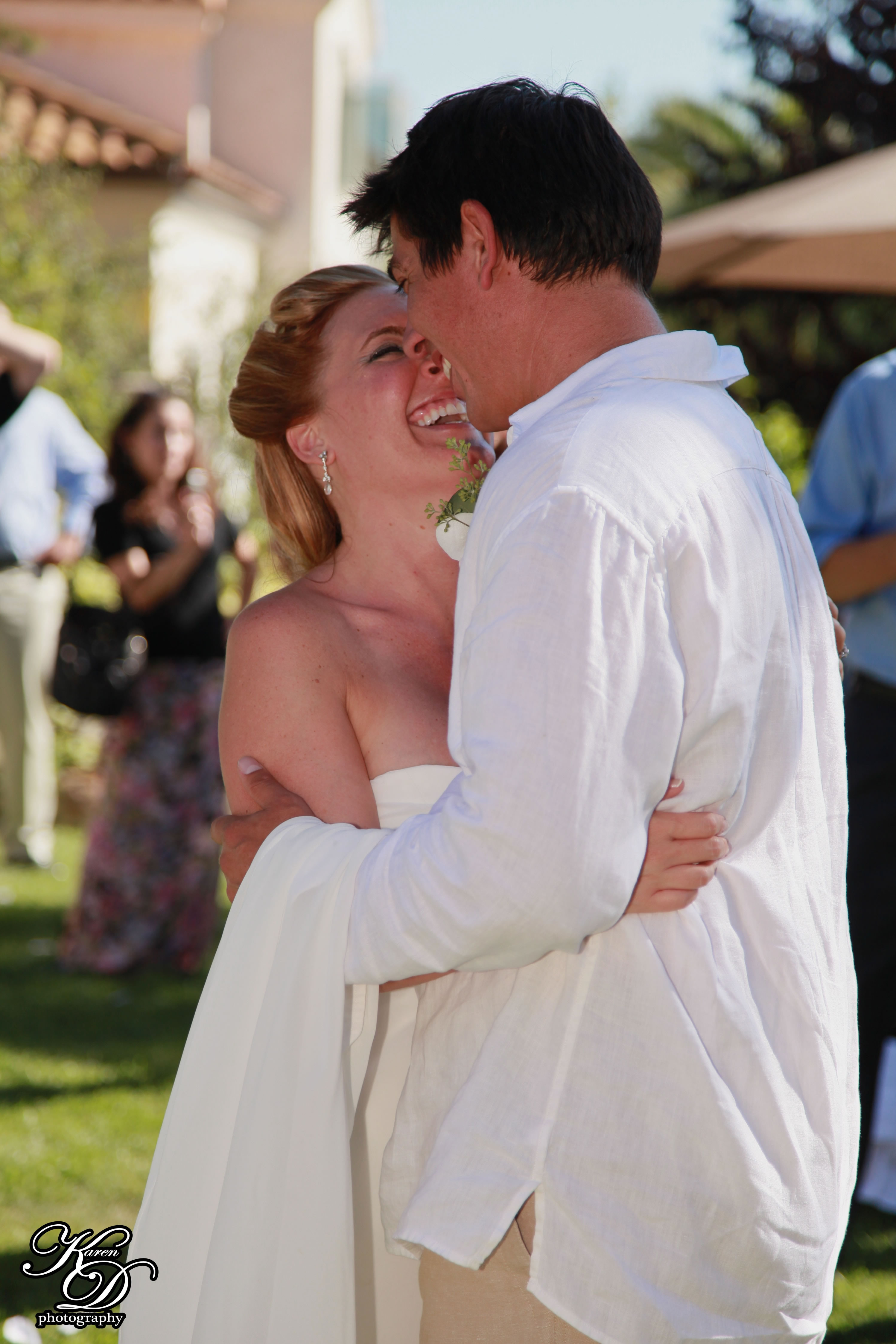 Wedding celebration at Santa Barbara