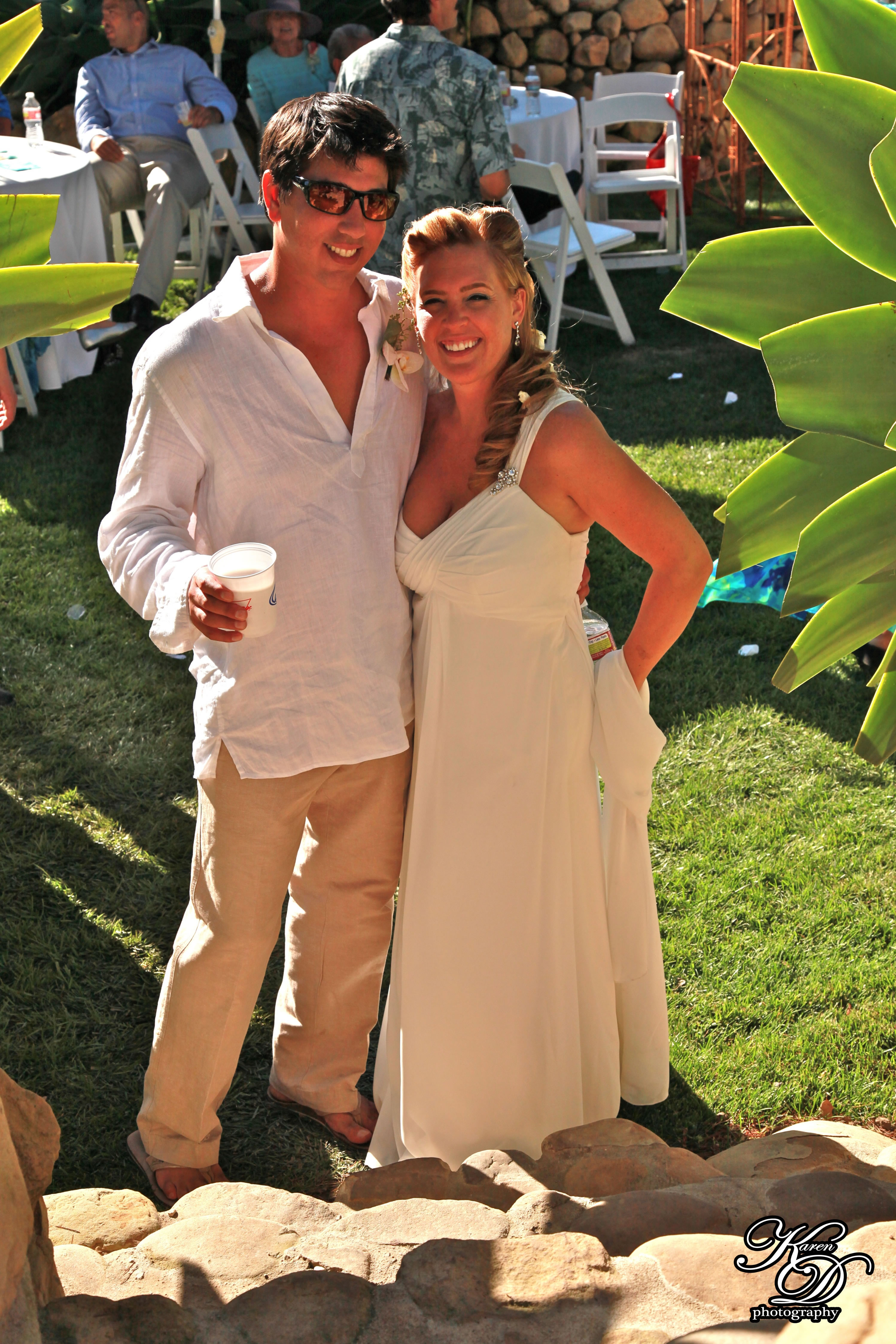 Wedding celebration at Santa Barbara