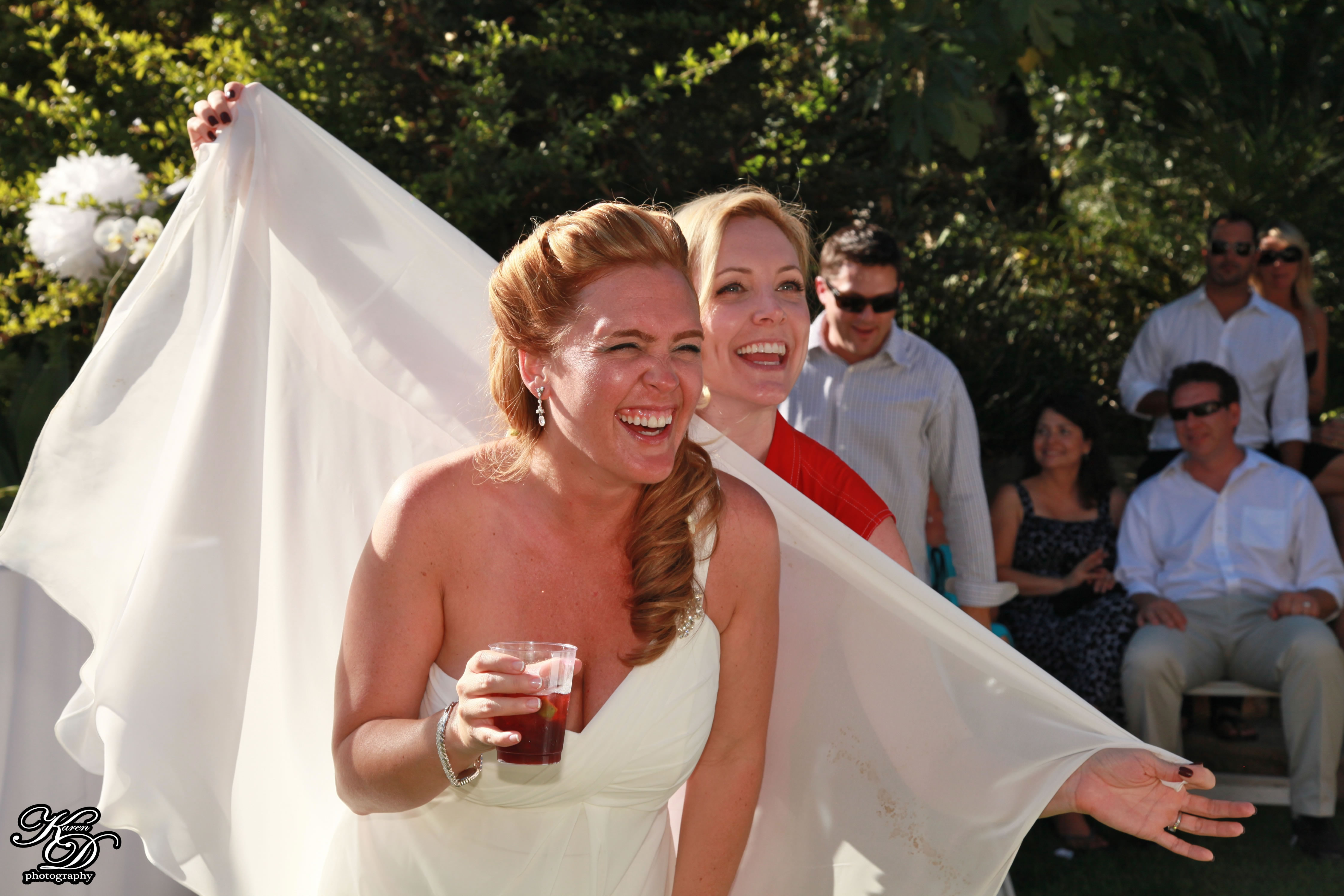 Wedding celebration at Santa Barbara