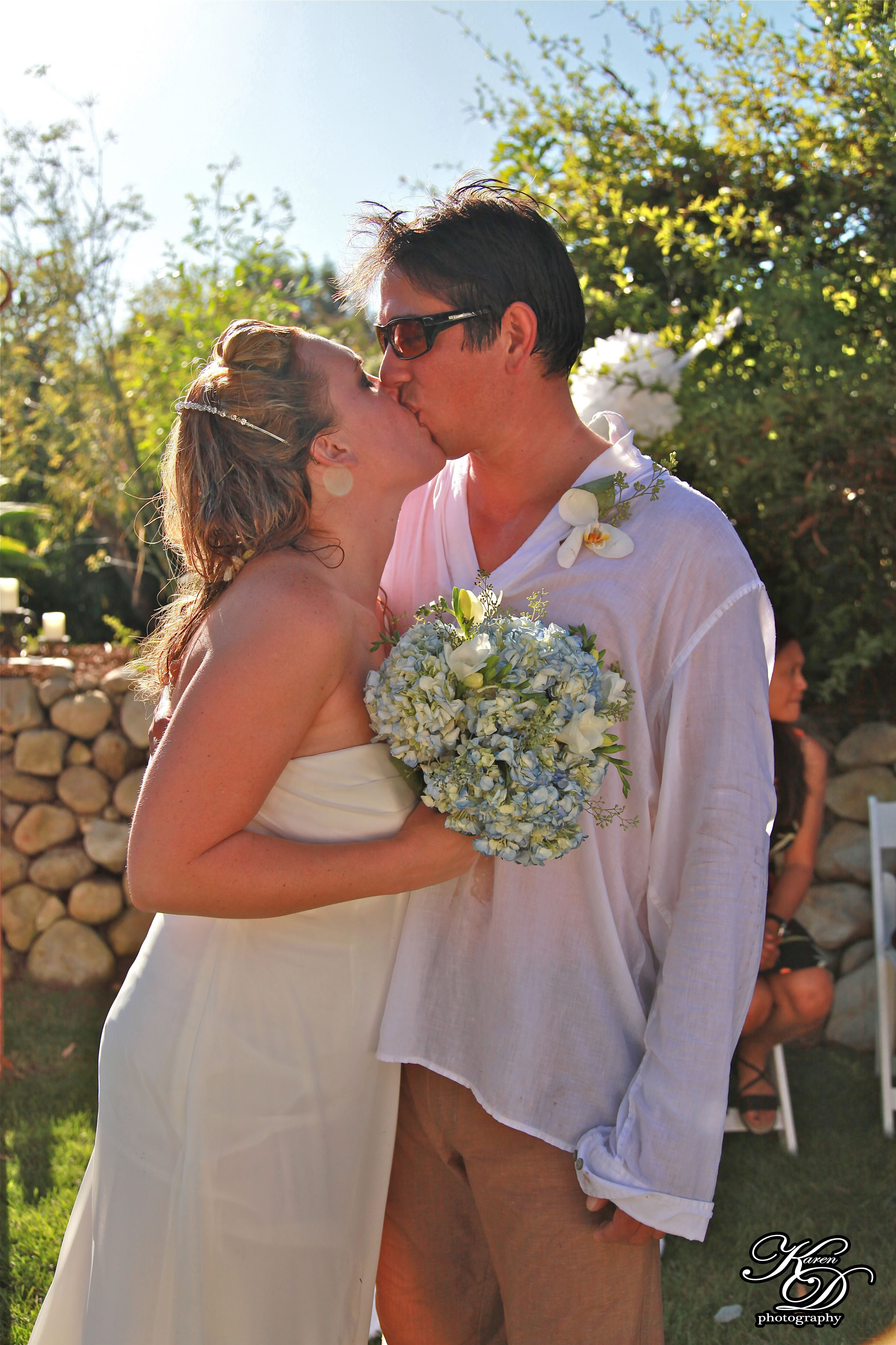 Wedding celebration at Santa Barbara