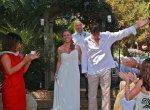 Wedding celebration at Santa Barbara