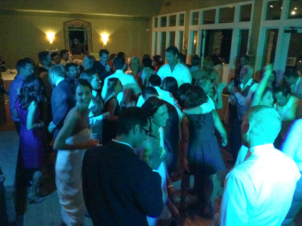 Custom gobo lighting and up-lighting by DJ JAS