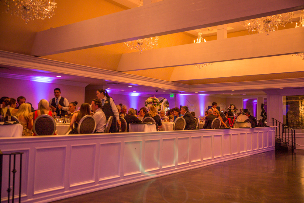 Custom gobo lighting and up-lighting by DJ JAS