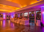 Custom gobo lighting and up-lighting by DJ JAS