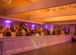 Custom gobo lighting and up-lighting by DJ JAS