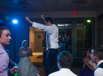 Wedding celebration at Chase Palm Park Center, Santa Barbara