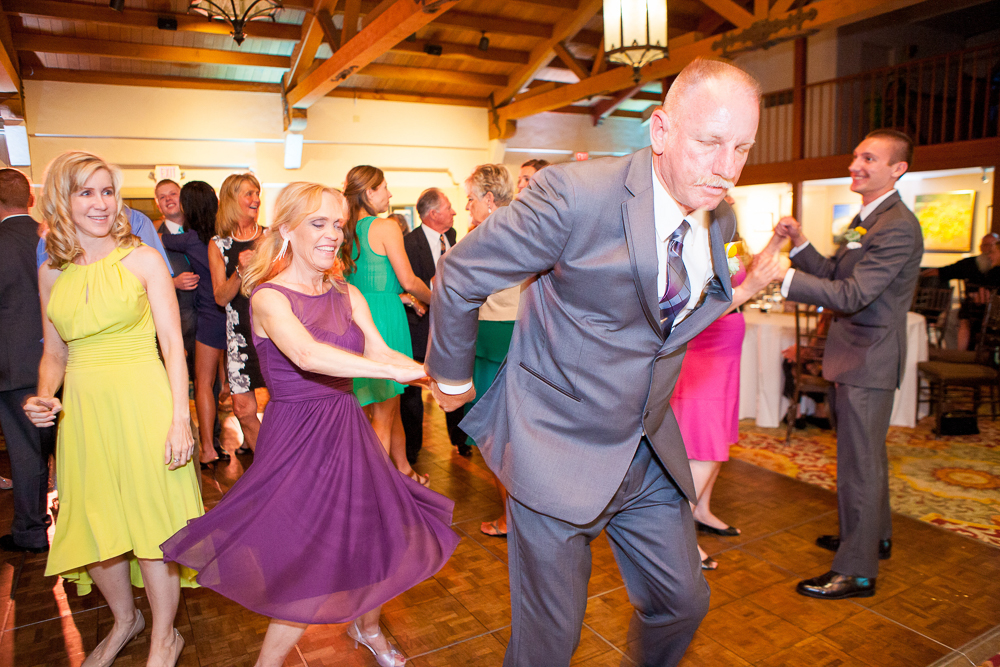 Wedding celebration at Cabrillo Arts Pavilion, Santa Barbara