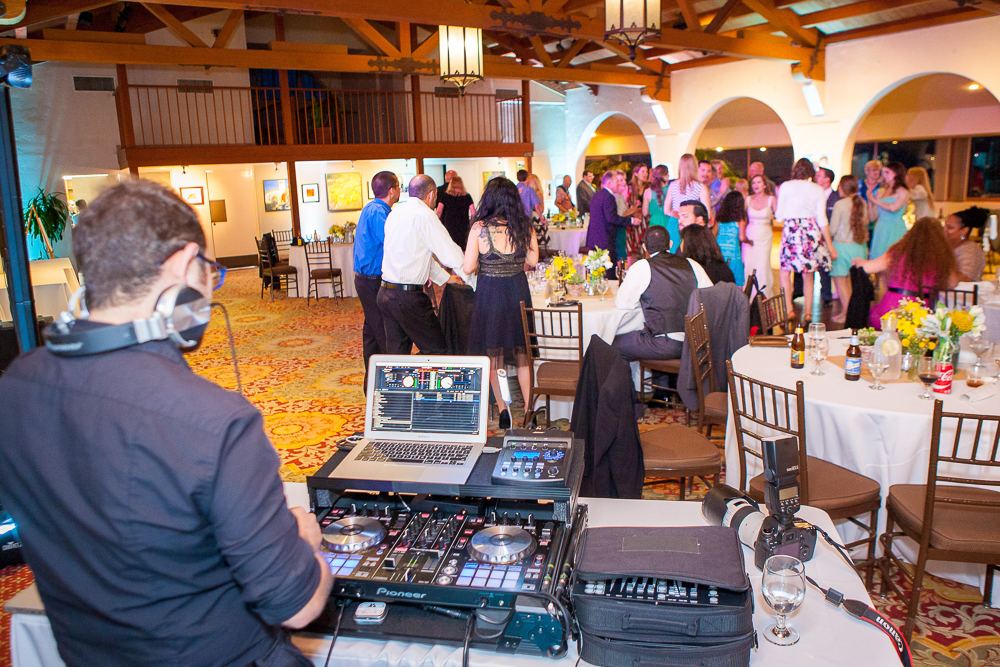 Wedding at Cabrillo Arts Pavilion, Santa Barbara, with DJ JAS