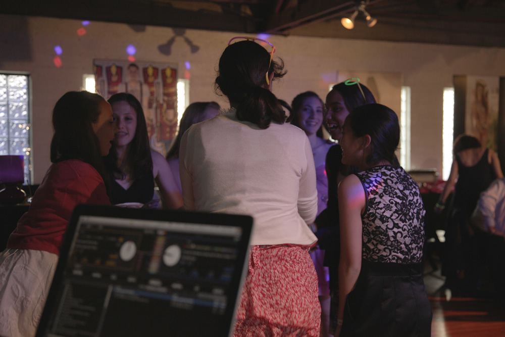 DJ JAS Productions at a bat mitzvah celebration