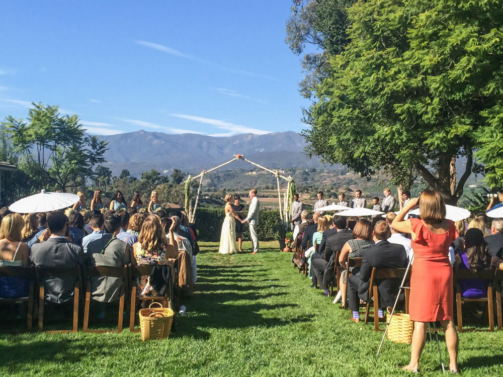 Wedding at Bates House, Carpinteria, with DJ JAS