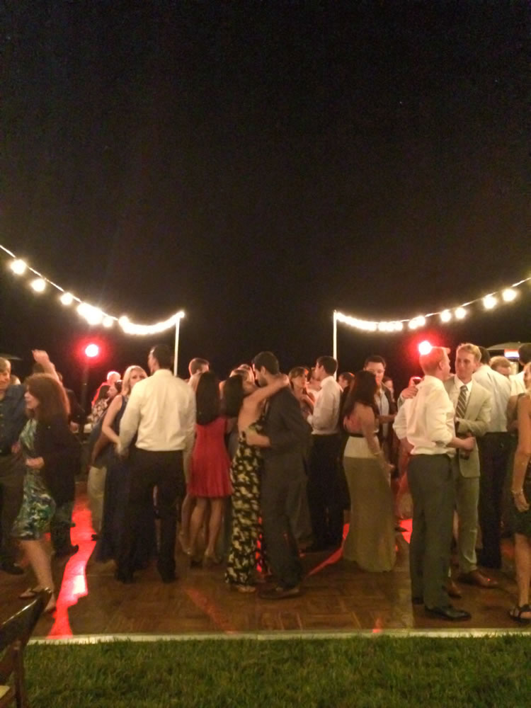Wedding celebration at Bates House, Carpinteria