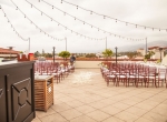 Wedding at the Canary Hotel rooftop, Santa Barbara, with DJ JAS