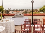 Wedding celebration at the Canary Hotel rooftop, Santa Barbara