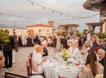 Wedding celebration at the Canary Hotel rooftop, Santa Barbara