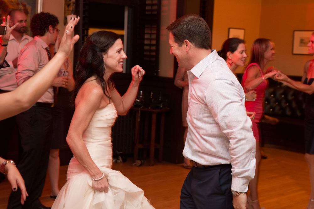 Wedding celebration at the Santa Barbara Club