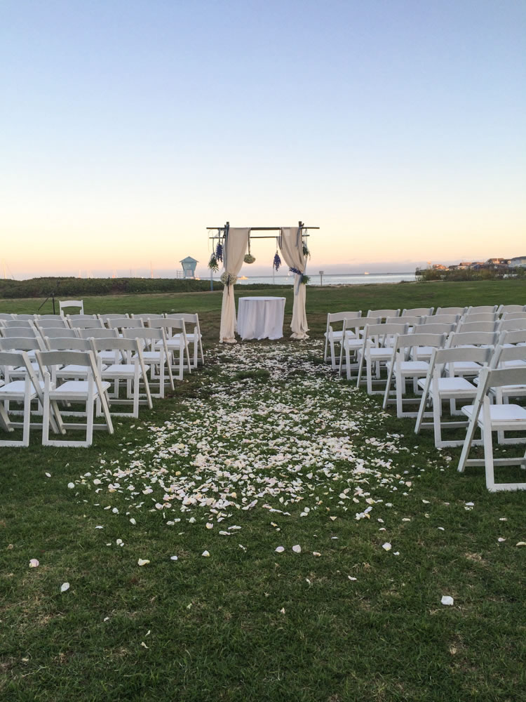 Wedding at Chase Palm Park Center, Santa Barbara, with DJ JAS