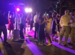 Wedding celebration at Chase Palm Park Center, Santa Barbara
