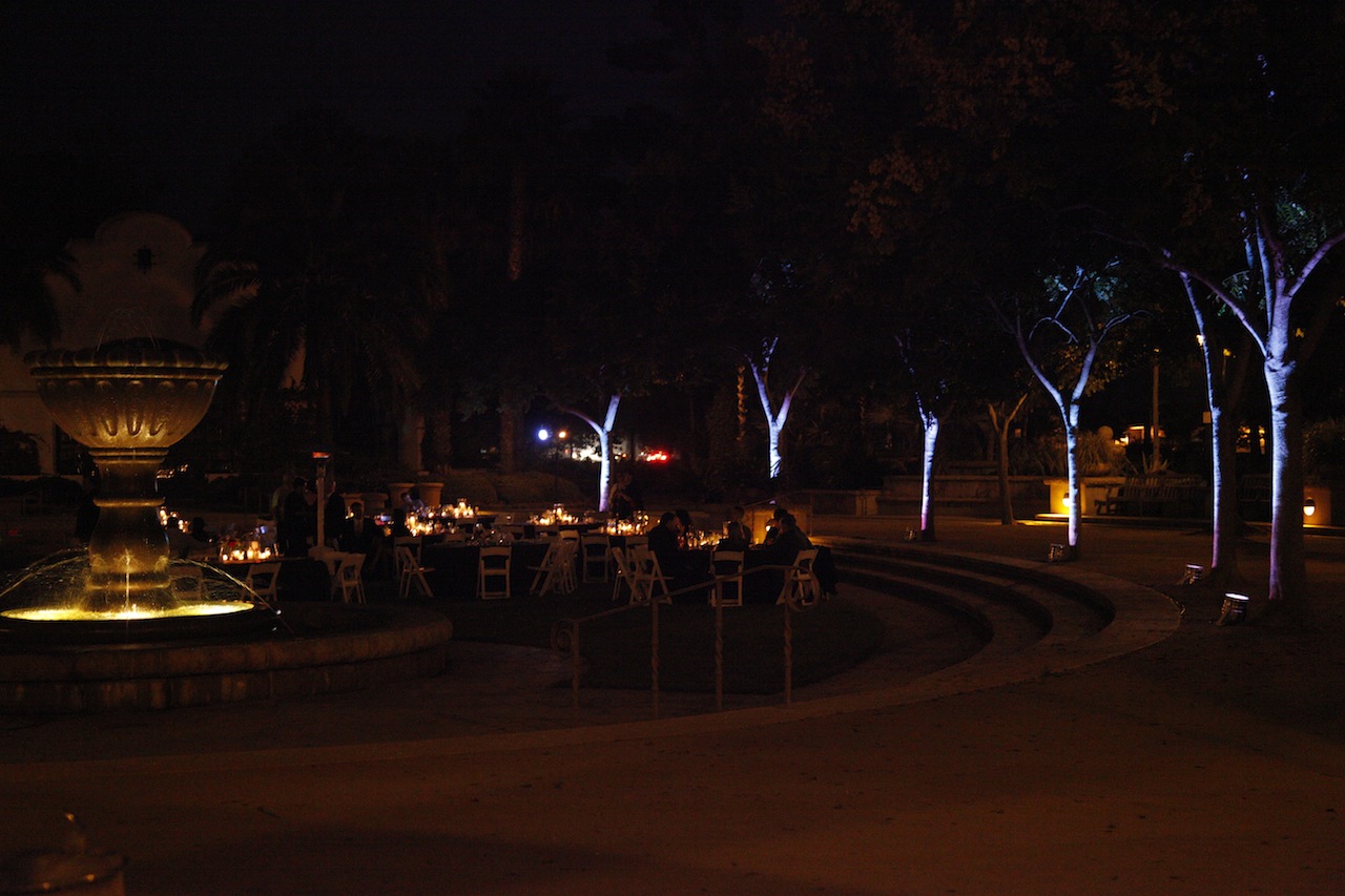 Wedding celebration at Chase Palm Park Center, Santa Barbara