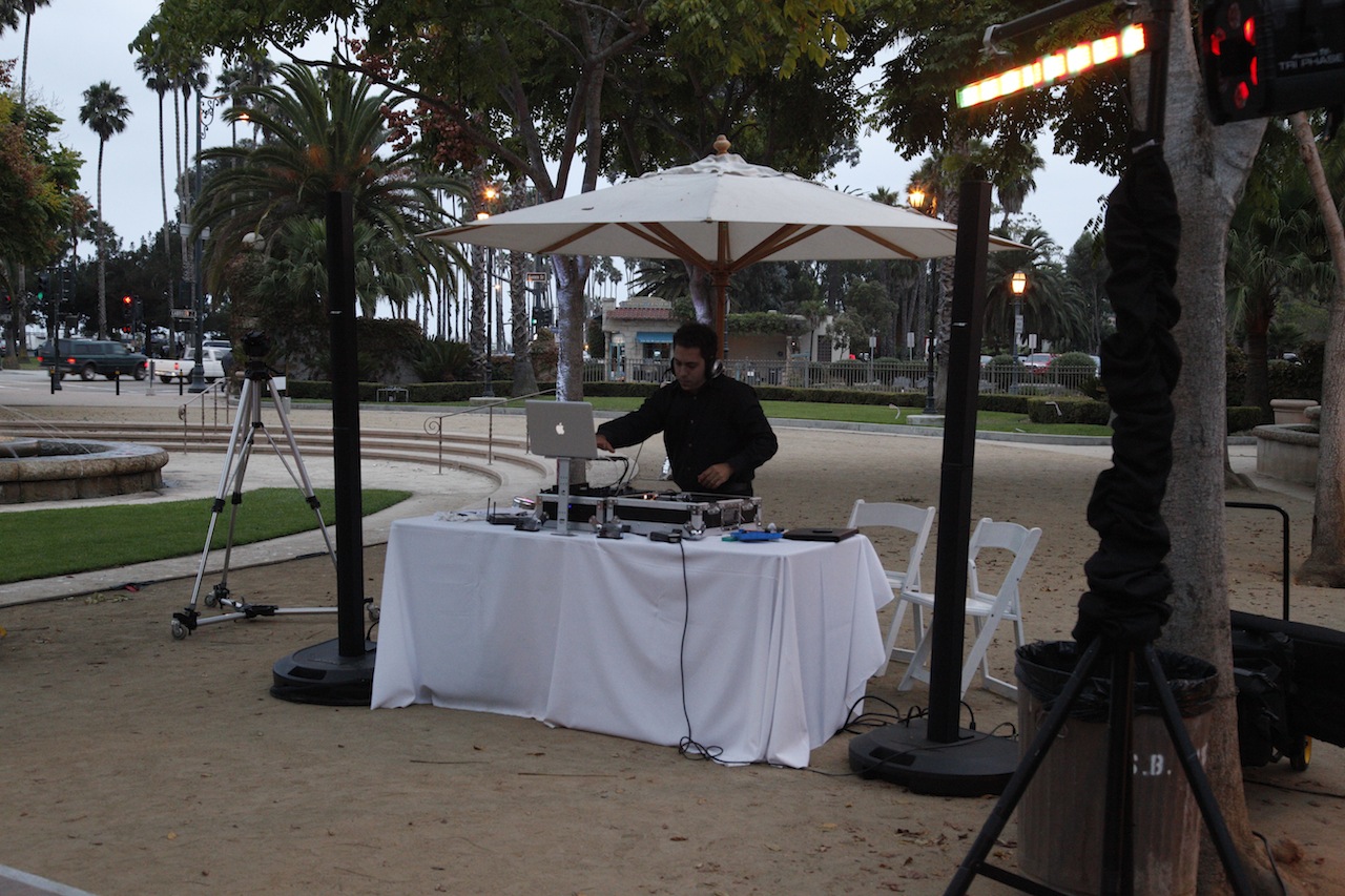 DJ JAS Productions wedding at Chase Palm Park Center, Santa Barbara