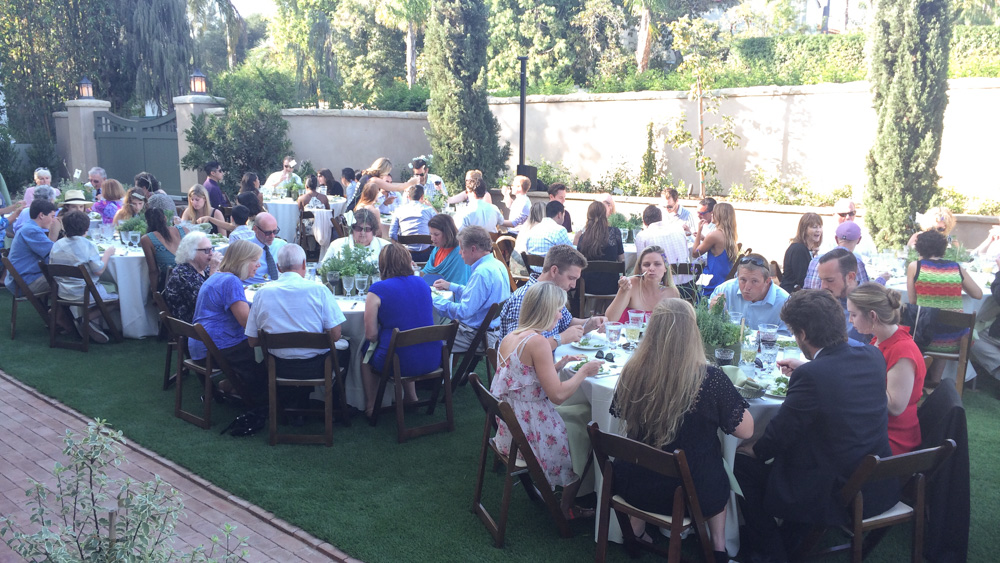 Wedding celebration at Santa Barbara