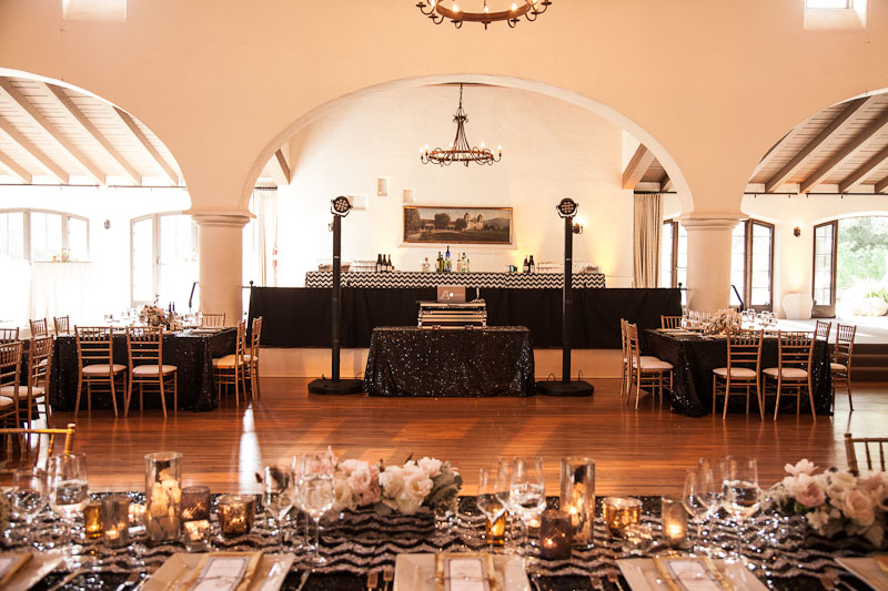 Wedding at Rockwood Women's Club, Santa Barbara, with DJ JAS