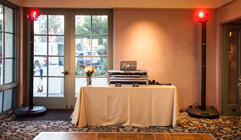 DJ JAS Productions wedding at Rockwood Women's Club, Santa Barbara