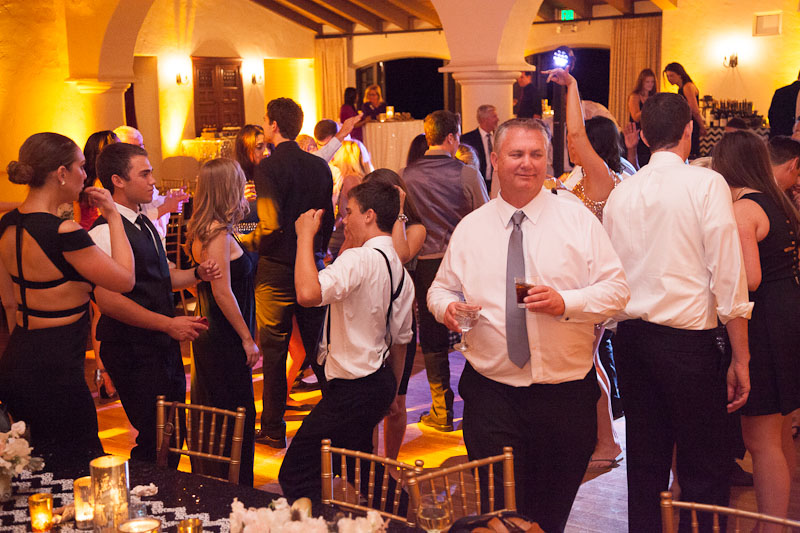 Wedding celebration at Rockwood Women's Club, Santa Barbara