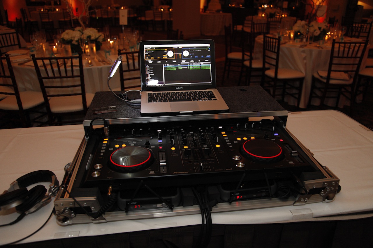 Wedding at the Canary Hotel rooftop, Santa Barbara, with DJ JAS