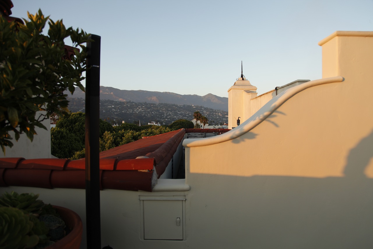 Wedding at the Canary Hotel rooftop, Santa Barbara, with DJ JAS
