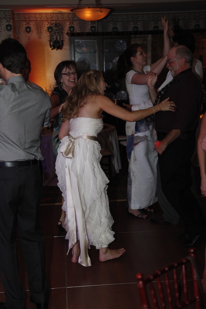 Wedding at the Canary Hotel rooftop, Santa Barbara, with DJ JAS