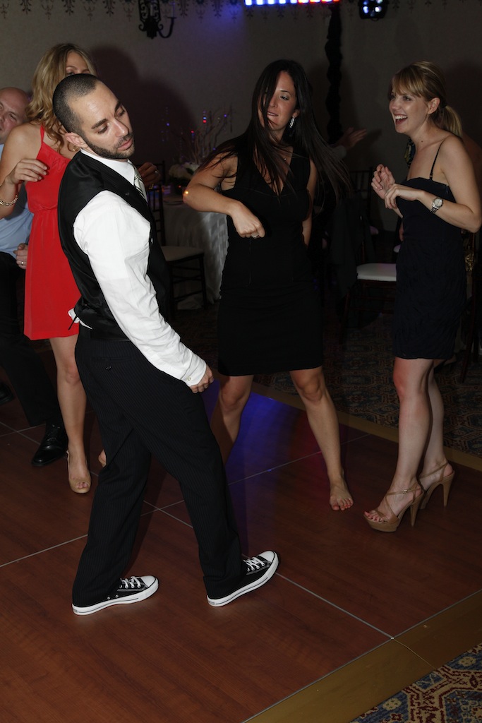 Wedding at the Canary Hotel rooftop, Santa Barbara, with DJ JAS