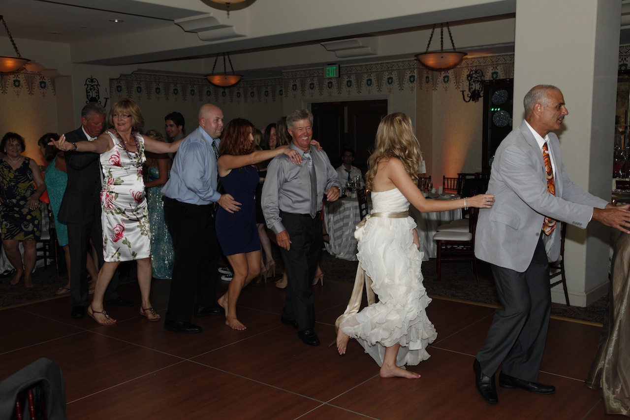 Wedding at the Canary Hotel rooftop, Santa Barbara, with DJ JAS