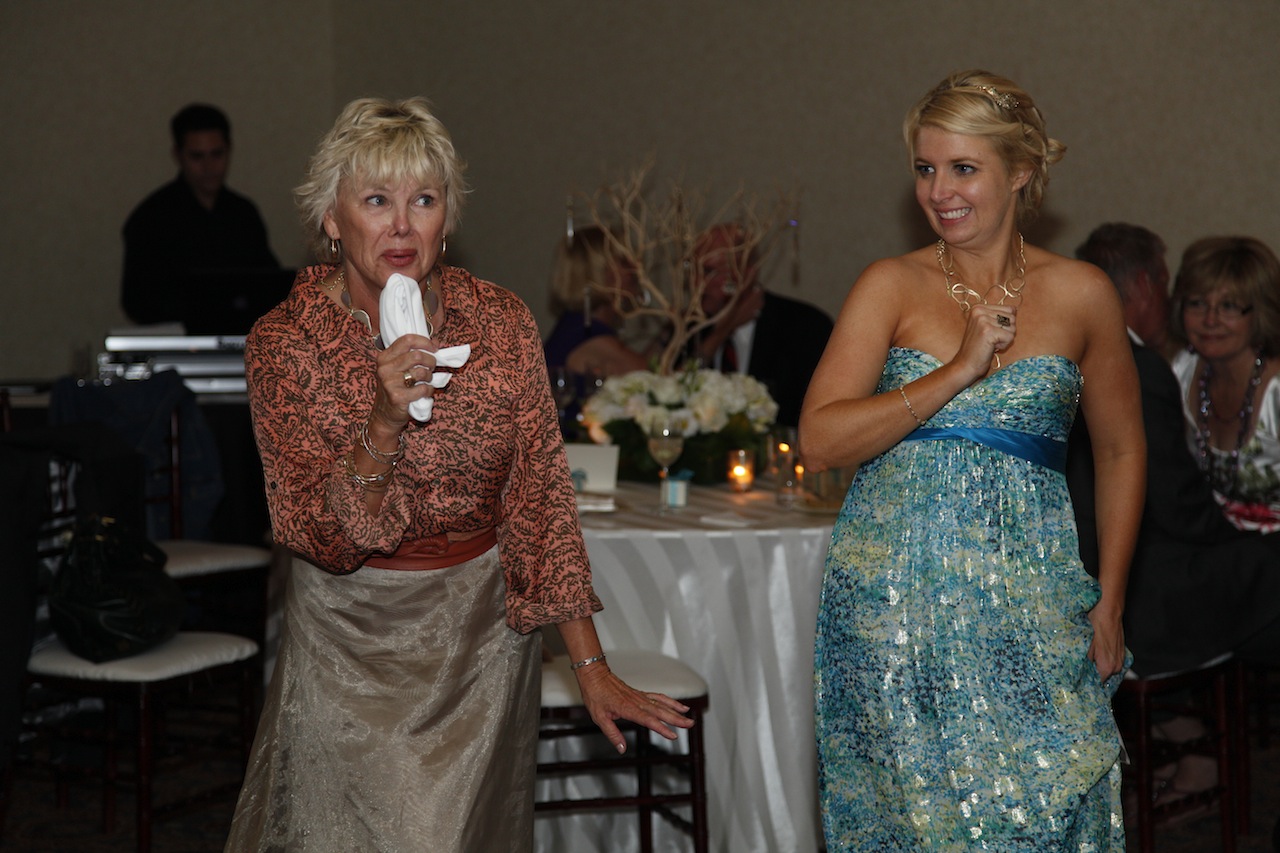 Wedding celebration at the Canary Hotel rooftop, Santa Barbara