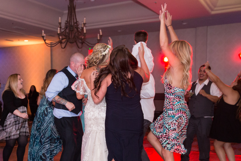 Wedding celebration at Embassy Suites Mandalay Beach, Oxnard
