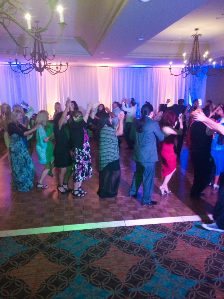 Wedding celebration at Embassy Suites Mandalay Beach, Oxnard