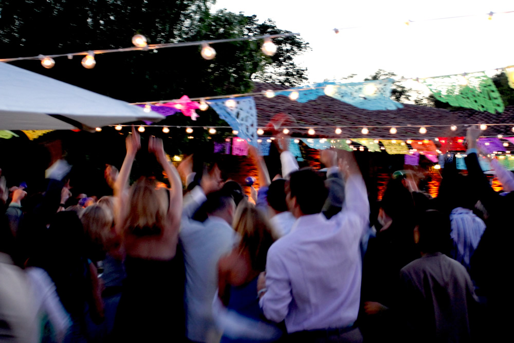 Wedding celebration at the Santa Barbara Historical Museum