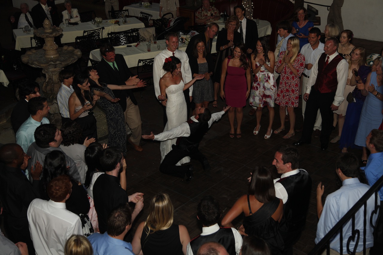 DJ JAS Productions wedding at El Paseo, Santa Barbara
