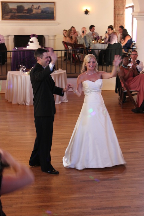 Wedding at Rockwood Women's Club, Santa Barbara, with DJ JAS
