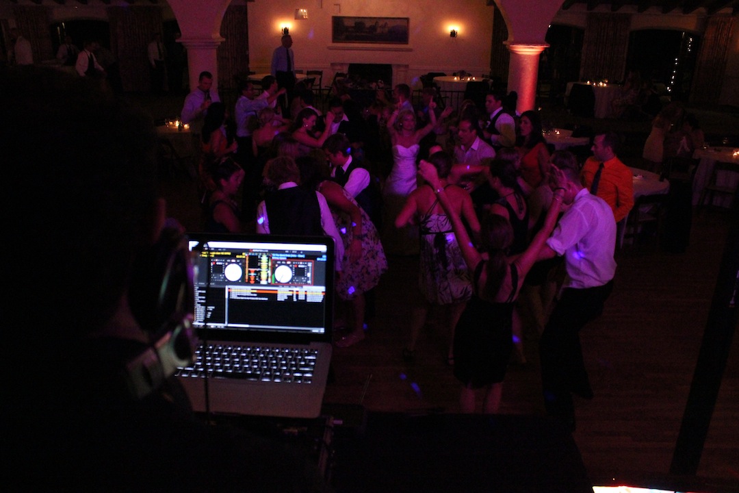 Wedding at Rockwood Women's Club, Santa Barbara, with DJ JAS